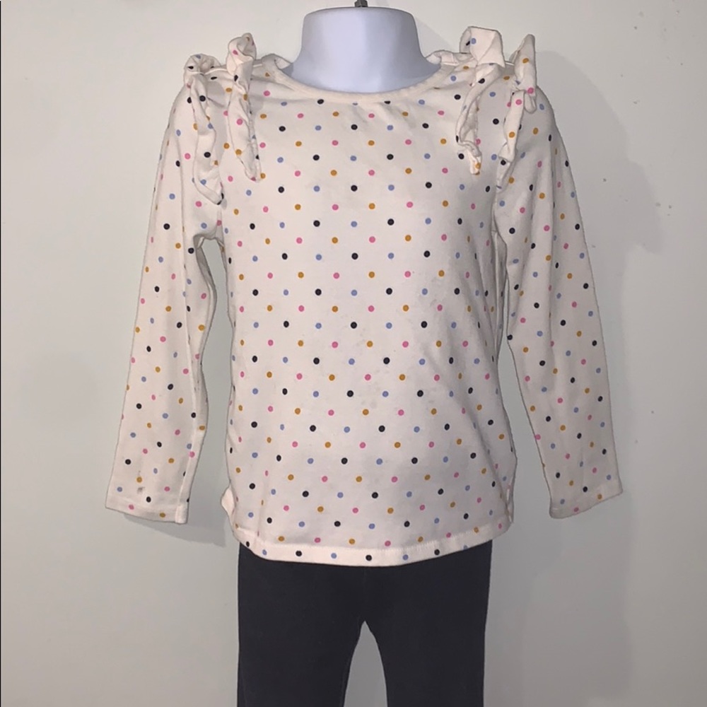 Girls 4T Old Navy Ruffle Sleeve Shirt & Jegging